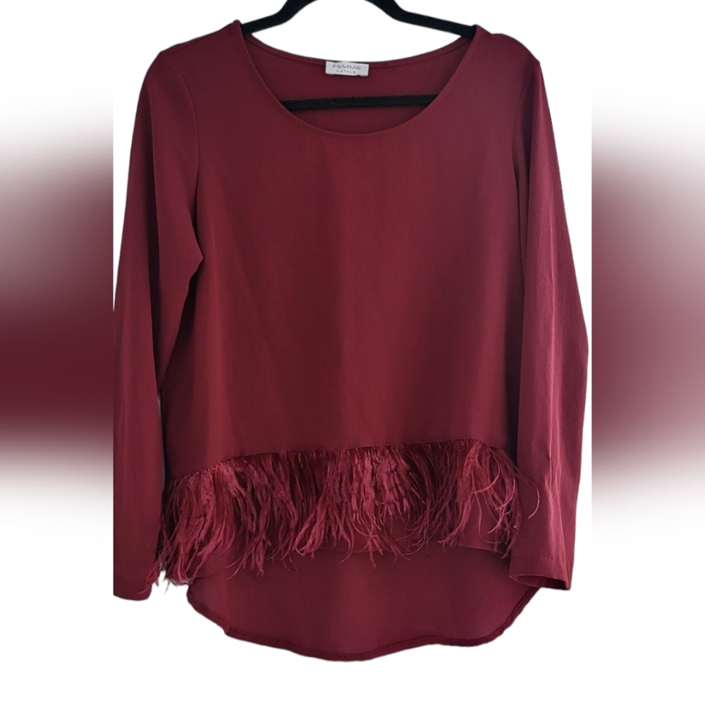 Femme Fatale - Size S/M Feather Shirt